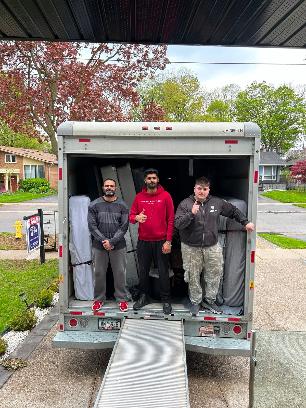 Pro Bro Movers professional team loading a moving truck in Ontario